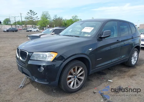 2013 BMW X3 xDrive28I из США, поврежденный, VIN 5UXWX9C55D0A09107